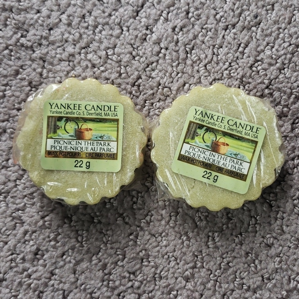 Yankee candle votive tart candles lot of picnic in the park retired